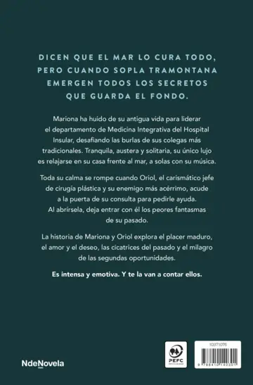 Contraportada Agua de mar para corazones heridos