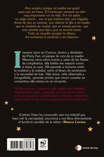 Contraportada Hija única