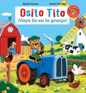 Portada Osito Tito. ¡Vaya lío en la granja!