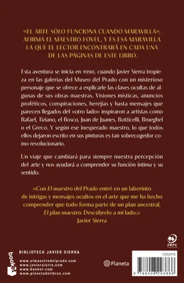 Contraportada El maestro del Prado