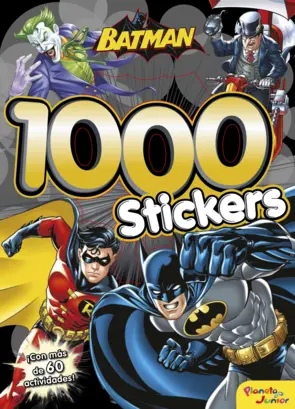 Portada Batman. 1000 Stickers