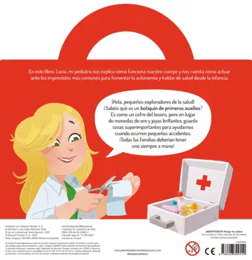 Contraportada El botiquín de Lucía, mi pediatra