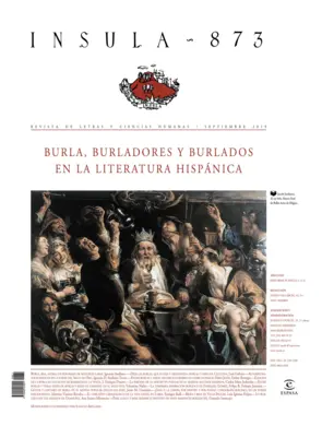 Portada Burla, burladores y burlados en la literatura hispánica (Ínsula n° 873)