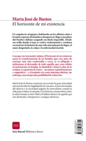 Miniatura contraportada El horizonte de mi existencia