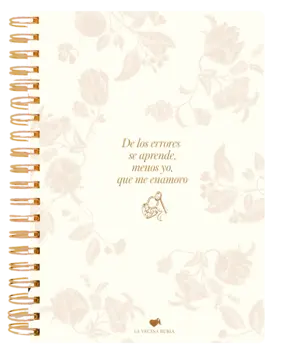 Portada Libreta De los errores se aprende grande (A4)