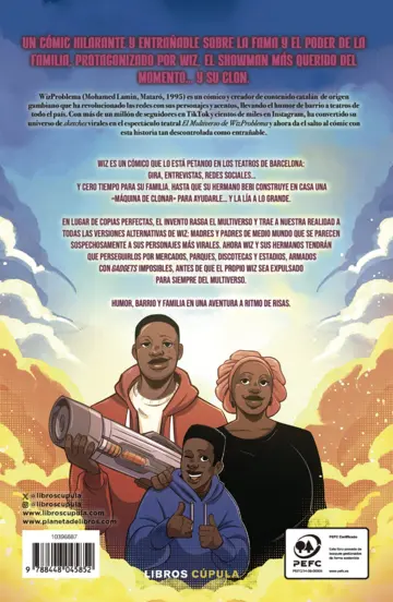 Contraportada El multiverso de WizProblema