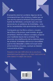 Miniatura contraportada Sobre la amistad