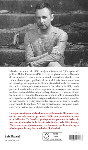 Contraportada Hulda (Serie Inspectora Hulda 4)