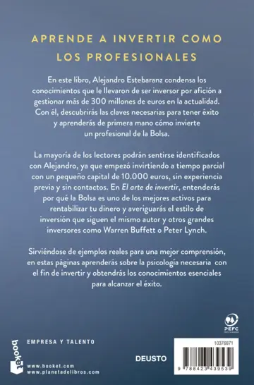Contraportada El arte de invertir