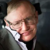 Retrato de  Stephen Hawking