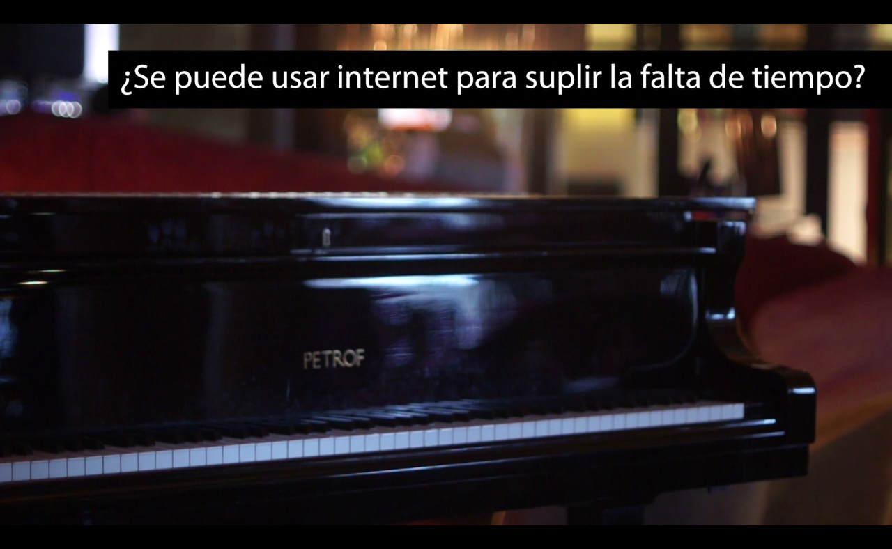 5. ¿Se puede usar internet para suplir la falta de tiempo?