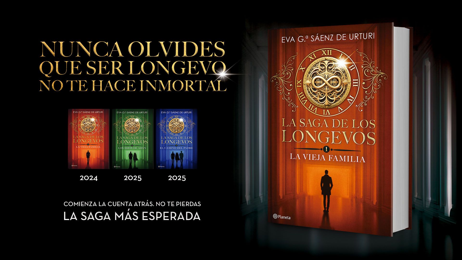 No te pierdas La saga de los longevos de Eva Gº Sáenz De Urturi