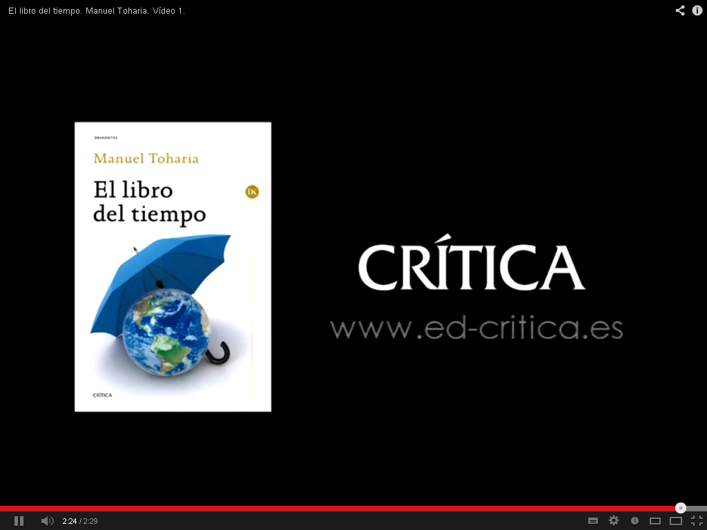 El libro del tiempo. Manuel Toharia. Vídeo 5.