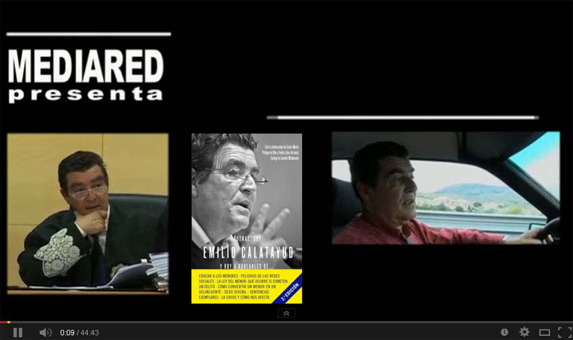 El juez Emilio Calatayud, inédito y sorprendente