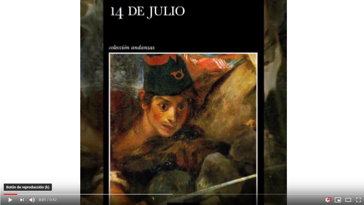 Book trailer 14 de julio - Eric Vuillard