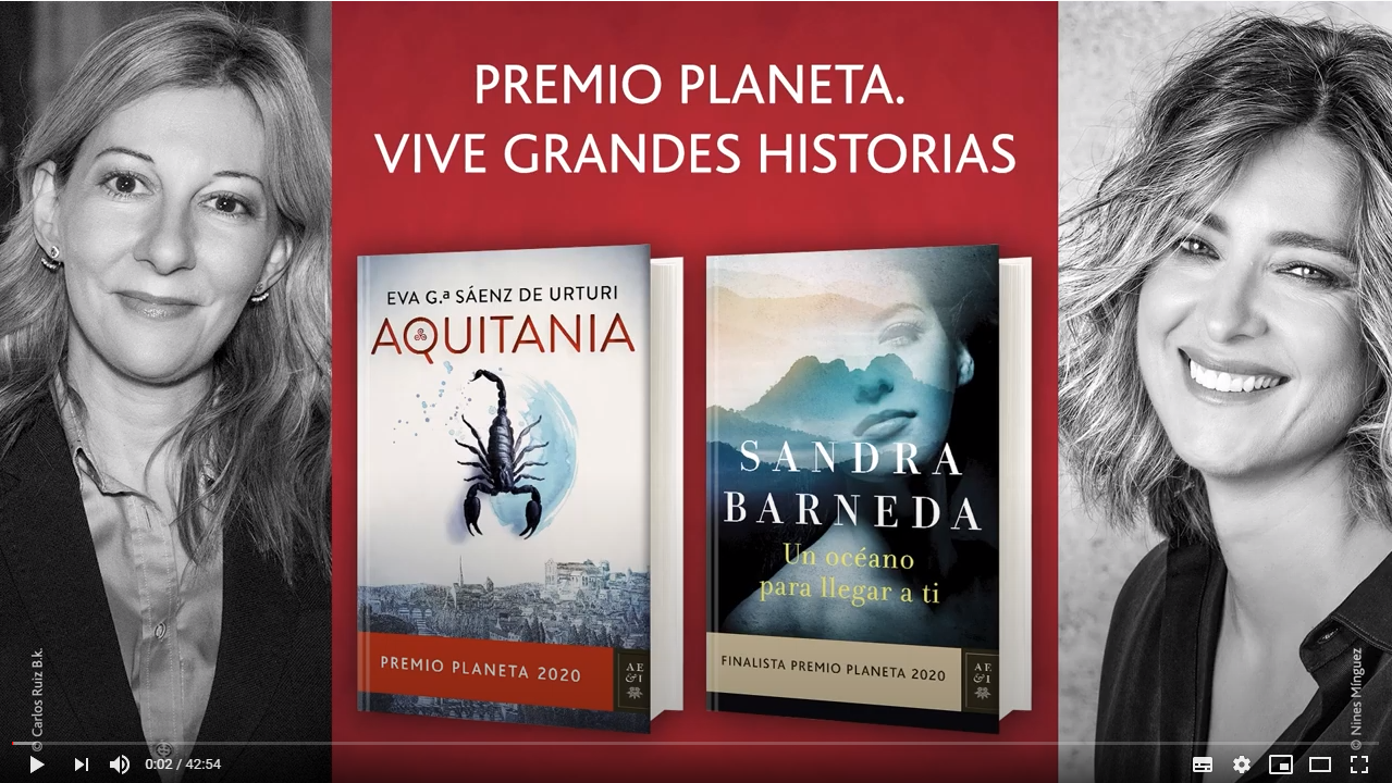 Presentación virtual - Premio Planeta 2020