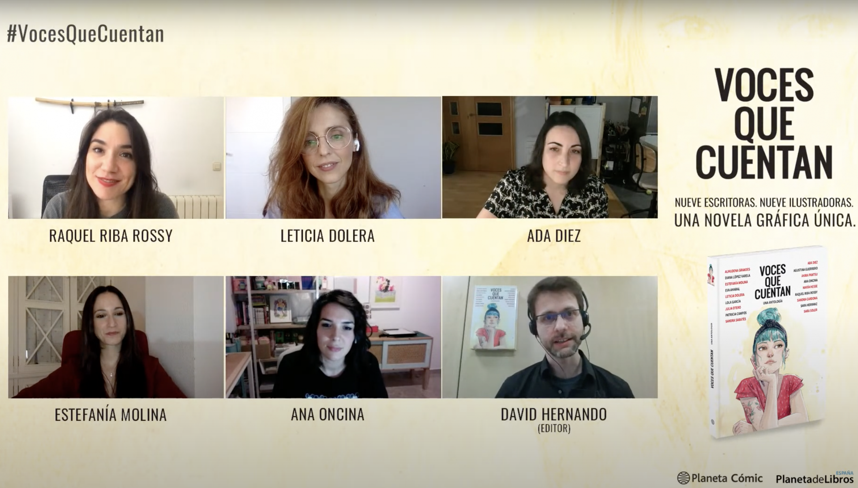 Presentación virtual - Voces que cuentan